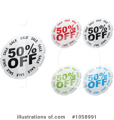 Royalty-Free (RF) Sales Clipart Illustration by Andrei Marincas - Stock Sample #1058991