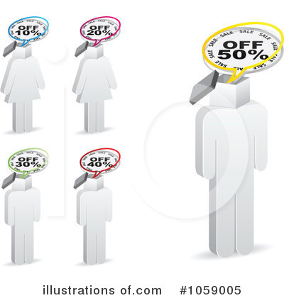 Royalty-Free (RF) Sales Clipart Illustration by Andrei Marincas - Stock Sample #1059005