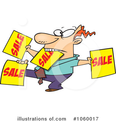 Sale Clipart #1060017 by toonaday