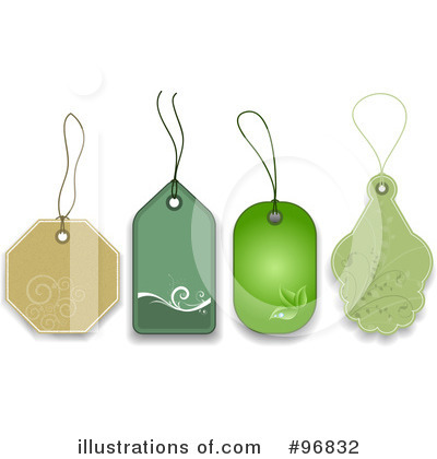Royalty-Free (RF) Sales Tags Clipart Illustration by KJ Pargeter - Stock Sample #96832