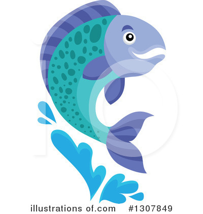 Salmon Clipart #1307849 by visekart