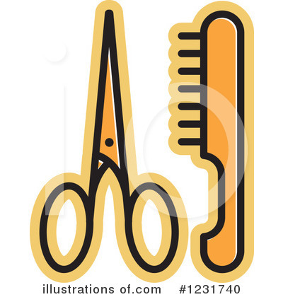 Combs Clipart #1231740 by Lal Perera