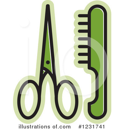 Combs Clipart #1231741 by Lal Perera