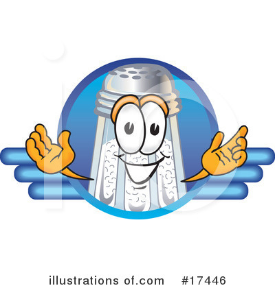 Royalty-Free (RF) Salt Shaker Character Clipart Illustration by Mascot Junction - Stock Sample #17446