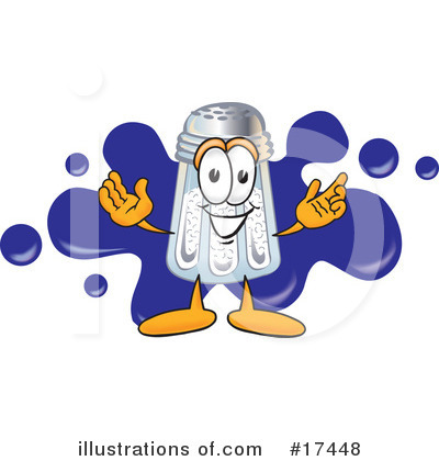 Royalty-Free (RF) Salt Shaker Character Clipart Illustration by Mascot Junction - Stock Sample #17448