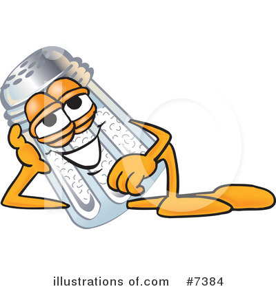 Royalty-Free (RF) Salt Shaker Clipart Illustration by Mascot Junction - Stock Sample #7384
