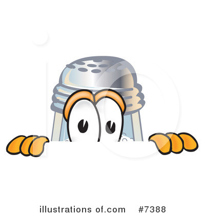 Royalty-Free (RF) Salt Shaker Clipart Illustration by Mascot Junction - Stock Sample #7388