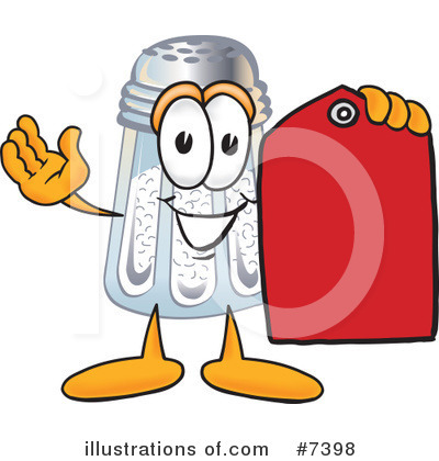 Royalty-Free (RF) Salt Shaker Clipart Illustration by Mascot Junction - Stock Sample #7398