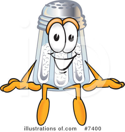 Salt Shaker Character Clipart #7400 by Mascot Junction