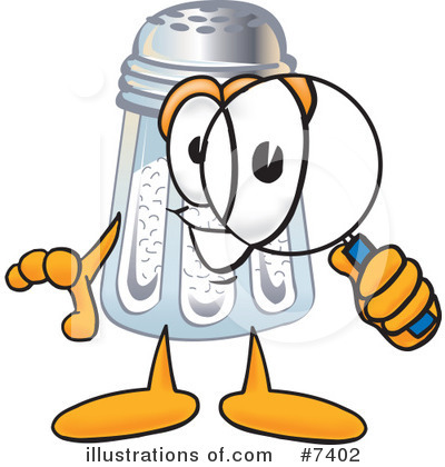 Salt Shaker Character Clipart #7402 by Mascot Junction