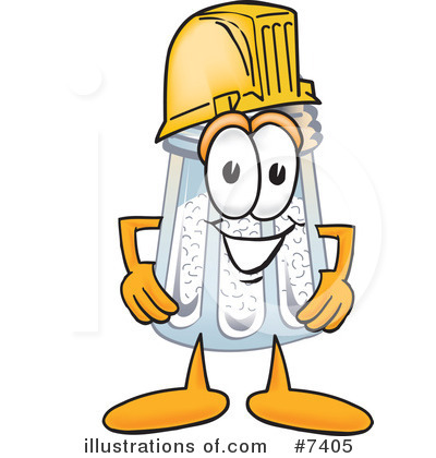 Salt Shaker Character Clipart #7405 by Mascot Junction