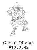 Samurai Clipart #1068542 by patrimonio