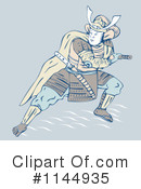 Samurai Clipart #1144935 by patrimonio
