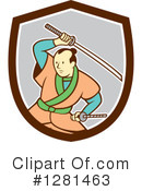 Samurai Clipart #1281463 by patrimonio