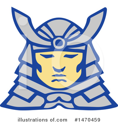 Royalty-Free (RF) Samurai Clipart Illustration by patrimonio - Stock Sample #1470459