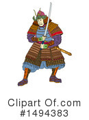 Samurai Clipart #1494383 by patrimonio