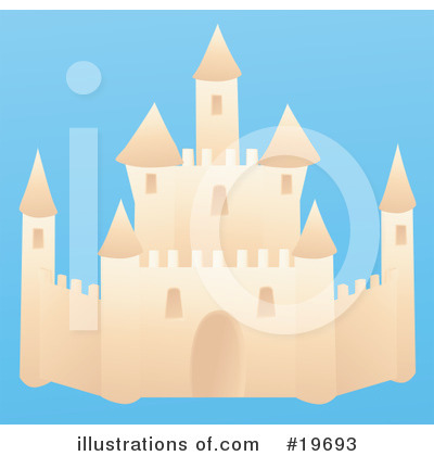 Royalty-Free (RF) Sand Castle Clipart Illustration by Rasmussen Images - Stock Sample #19693