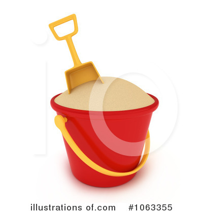 Beach Bucket Clipart #1063355 by BNP Design Studio