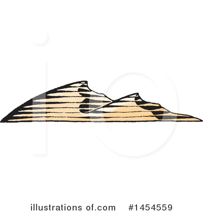 Royalty-Free (RF) Sand Dunes Clipart Illustration by cidepix - Stock Sample #1454559