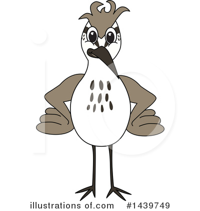 Royalty-Free (RF) Sandpiper Mascot Clipart Illustration by Mascot Junction - Stock Sample #1439749