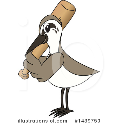 Royalty-Free (RF) Sandpiper Mascot Clipart Illustration by Mascot Junction - Stock Sample #1439750