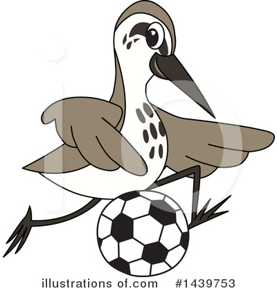 Royalty-Free (RF) Sandpiper Mascot Clipart Illustration by Mascot Junction - Stock Sample #1439753