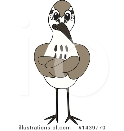 Royalty-Free (RF) Sandpiper Mascot Clipart Illustration by Mascot Junction - Stock Sample #1439770