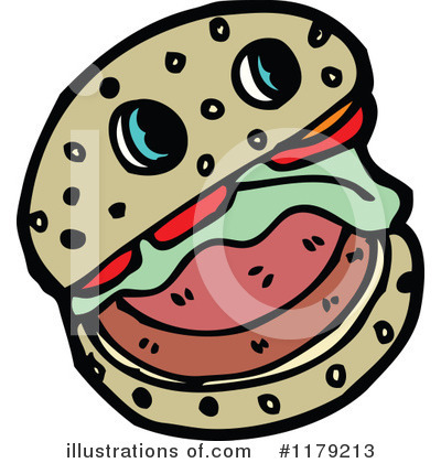 Sandwich Clipart #1179213 by lineartestpilot