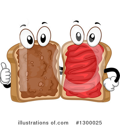Royalty-Free (RF) Sandwich Clipart Illustration by BNP Design Studio - Stock Sample #1300025