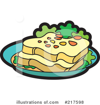 Royalty-Free (RF) Sandwich Clipart Illustration by Lal Perera - Stock Sample #217598