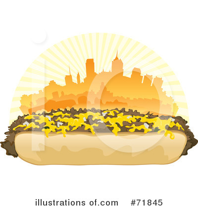 Royalty-Free (RF) Sandwich Clipart Illustration by inkgraphics - Stock Sample #71845