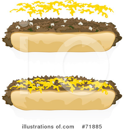 Royalty-Free (RF) Sandwich Clipart Illustration by inkgraphics - Stock Sample #71885