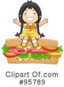 Sandwich Clipart #95789 by BNP Design Studio