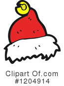Santa Cap Clipart #1204914 by lineartestpilot