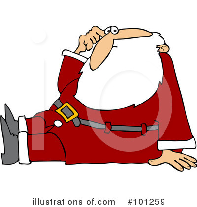 Royalty-Free (RF) Santa Clipart Illustration by djart - Stock Sample #101259