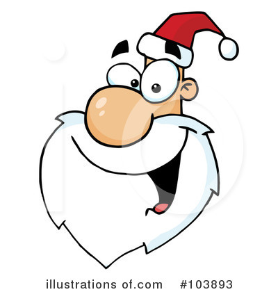 Royalty-Free (RF) Santa Clipart Illustration by Hit Toon - Stock Sample #103893