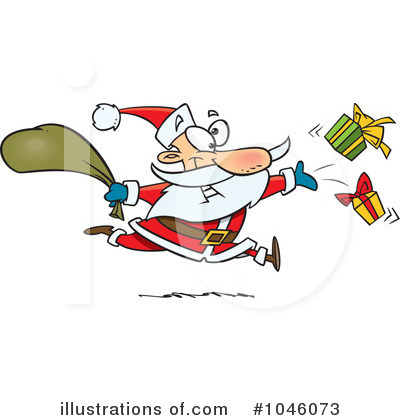 Royalty-Free (RF) Santa Clipart Illustration by toonaday - Stock Sample #1046073