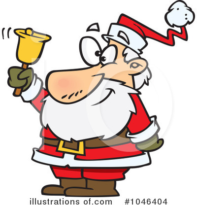 Royalty-Free (RF) Santa Clipart Illustration by toonaday - Stock Sample #1046404