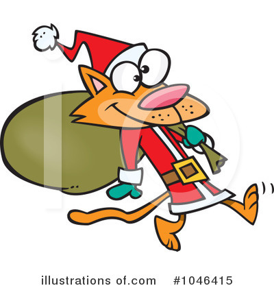 Royalty-Free (RF) Santa Clipart Illustration by toonaday - Stock Sample #1046415