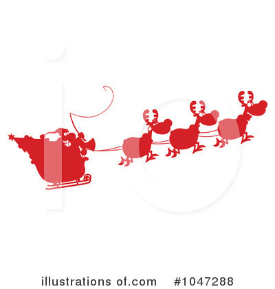 Royalty-Free (RF) Santa Clipart Illustration by Hit Toon - Stock Sample #1047288