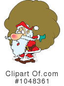 Santa Clipart #1048361 by toonaday