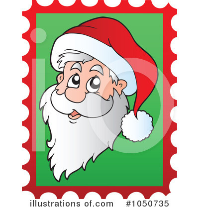 Royalty-Free (RF) Santa Clipart Illustration by visekart - Stock Sample #1050735