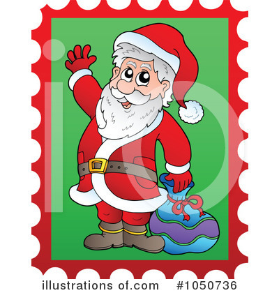 Royalty-Free (RF) Santa Clipart Illustration by visekart - Stock Sample #1050736