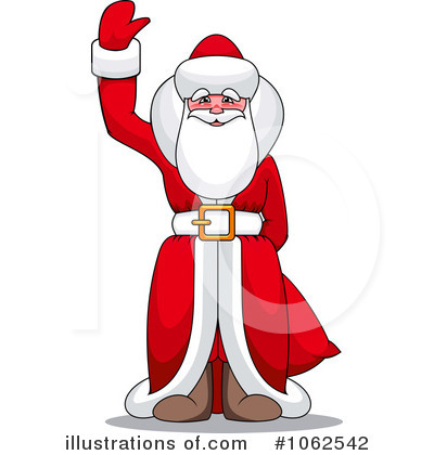 Royalty-Free (RF) Santa Clipart Illustration by Vector Tradition SM - Stock Sample #1062542