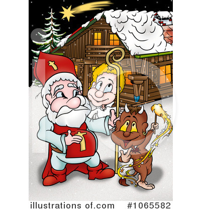 Royalty-Free (RF) Santa Clipart Illustration by dero - Stock Sample #1065582
