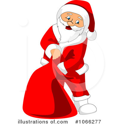 Royalty-Free (RF) Santa Clipart Illustration by Vector Tradition SM - Stock Sample #1066277