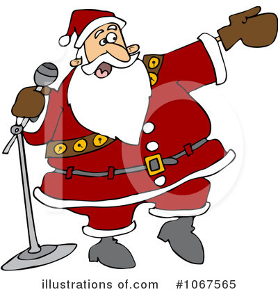 Royalty-Free (RF) Santa Clipart Illustration by djart - Stock Sample #1067565