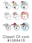 Santa Clipart #1069415 by Hit Toon