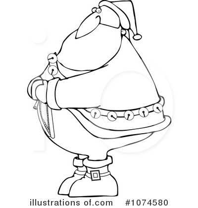 Royalty-Free (RF) Santa Clipart Illustration by djart - Stock Sample #1074580