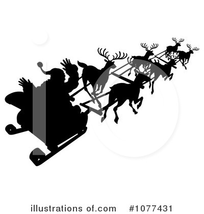 Royalty-Free (RF) Santa Clipart Illustration by AtStockIllustration - Stock Sample #1077431